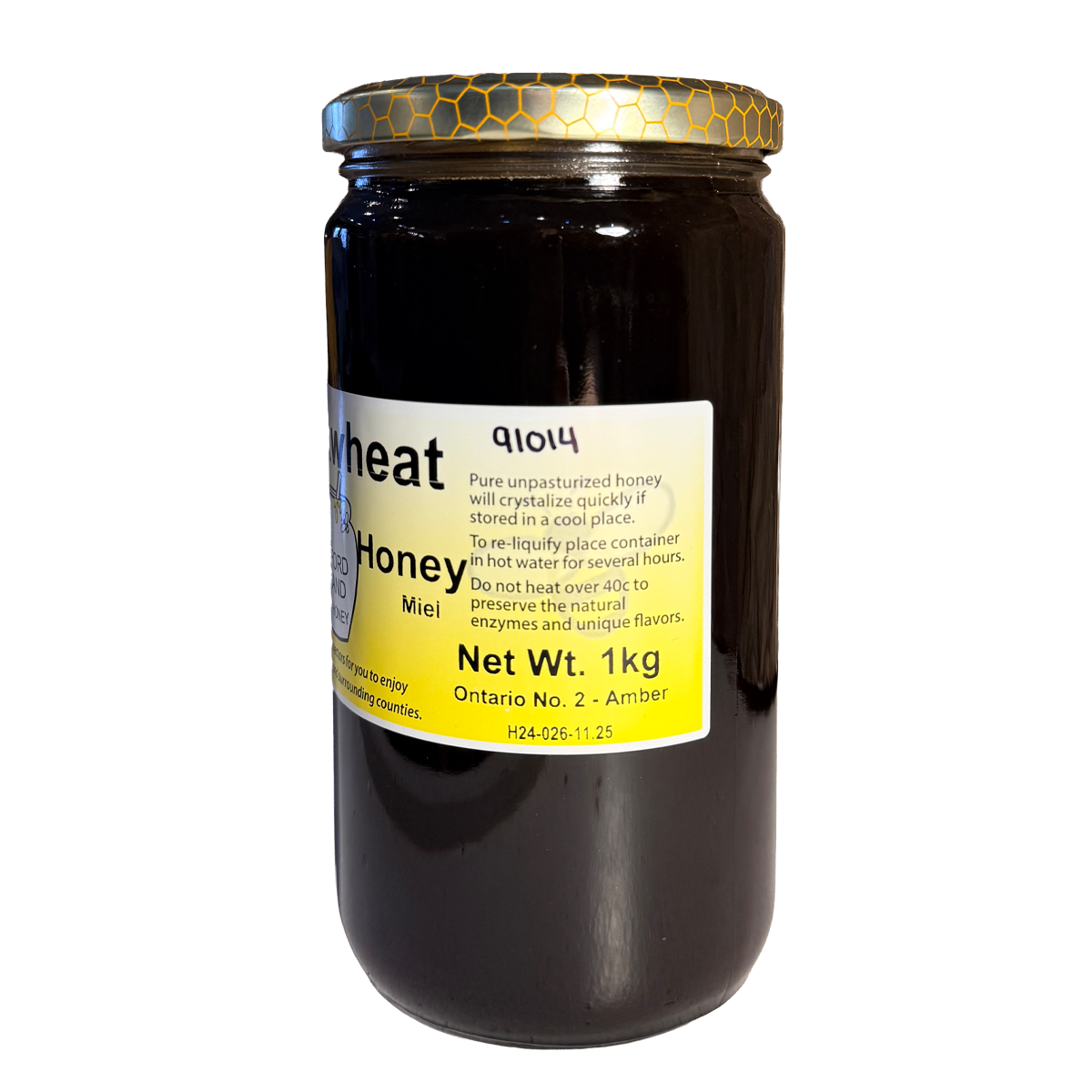 Oxford Honey Unpasteurized Buckwheat Raw Honey 1kg
