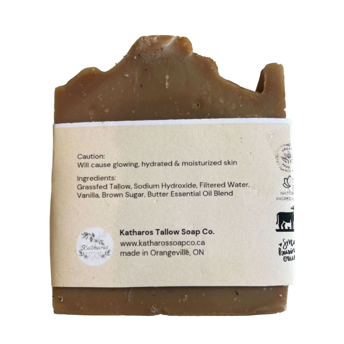 Katharos Soap Co. Butterscotch Tallow Soap 4oz