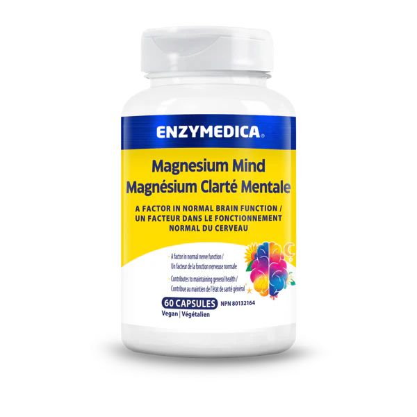 Enzymedica Magnesium Mind 60 Vegetarian Capsules