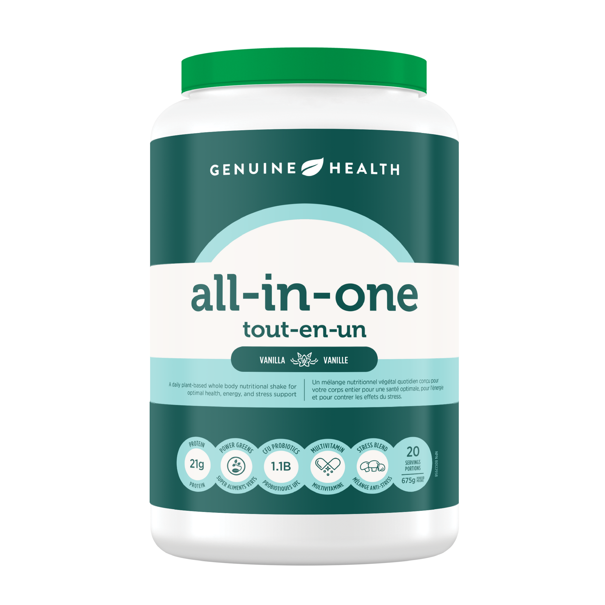 Genuine Health All-in-One Vanilla 675g