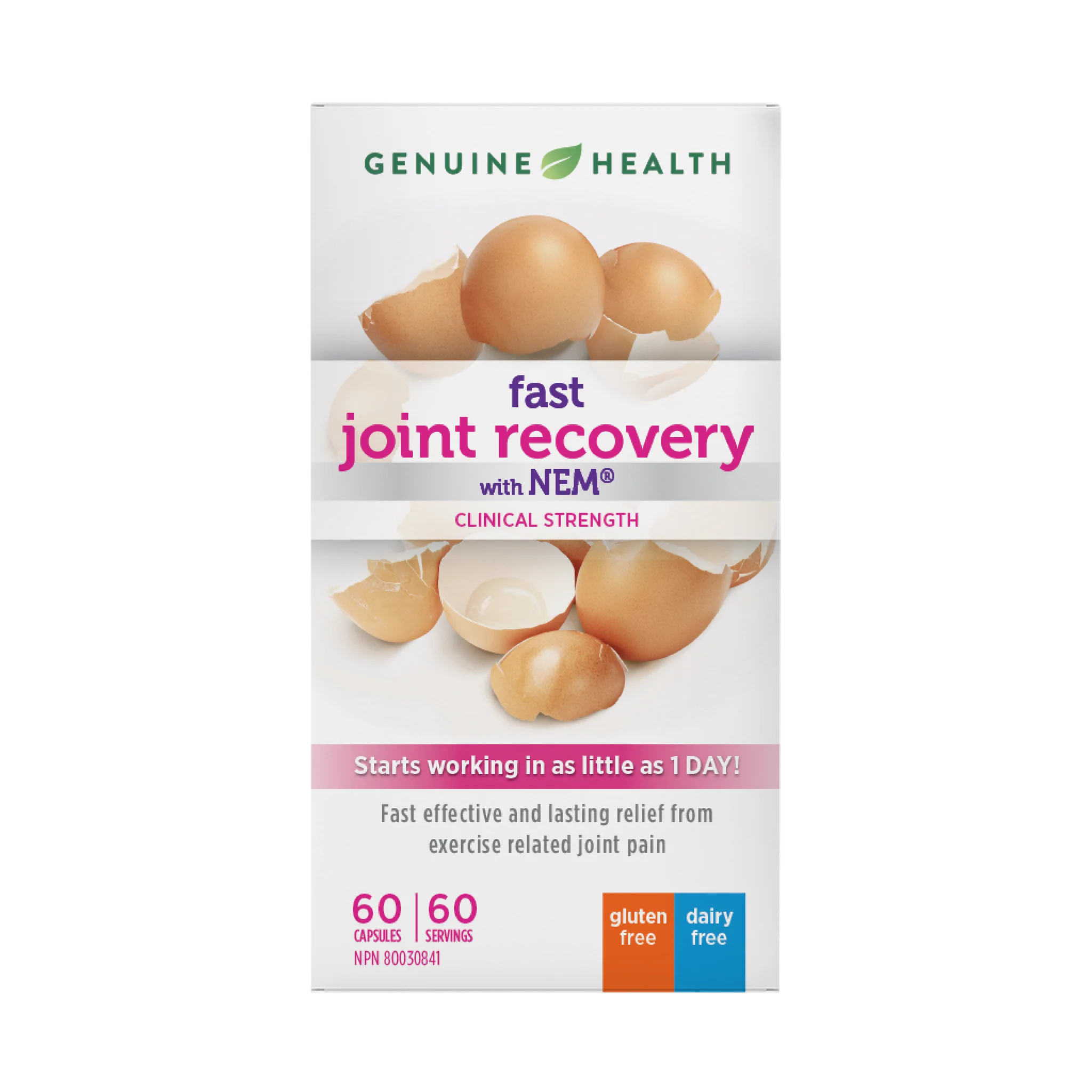 Genuine Health Joint Recovery NEM 60 Capsules