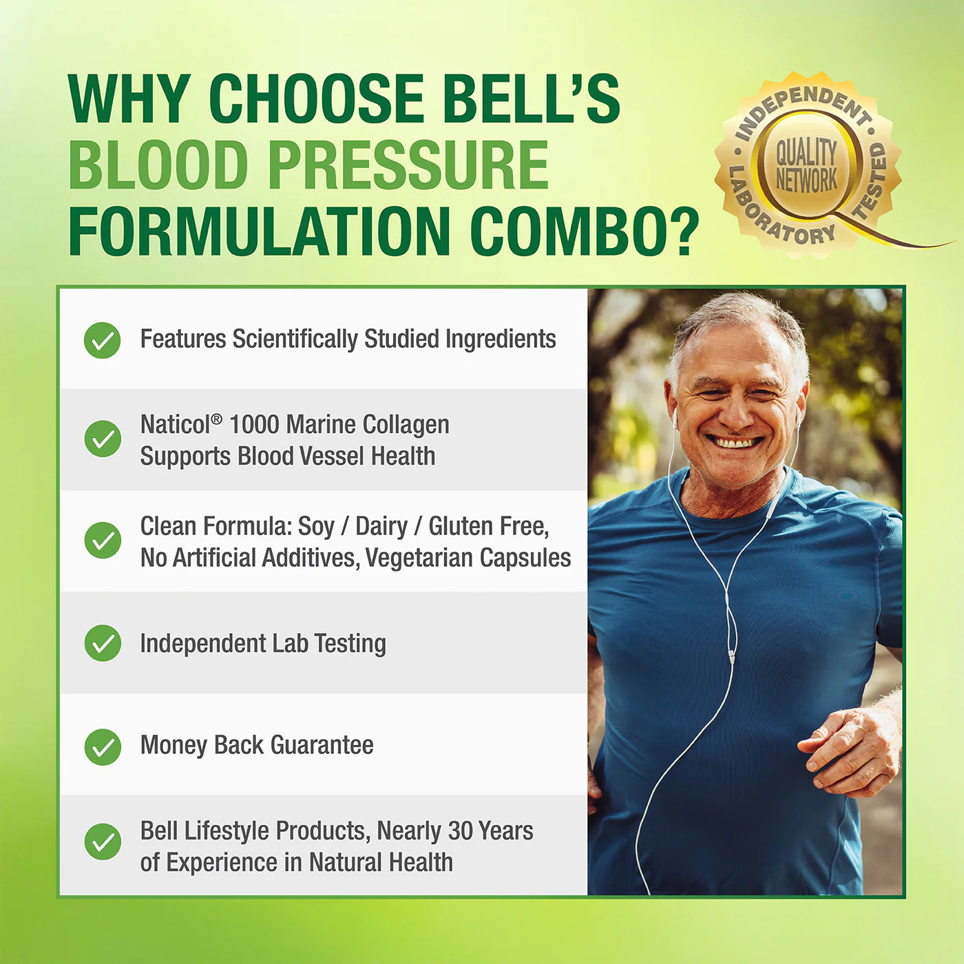 Bell Lifestyle Products #26 Blood Pressure Combo 60 Capsules