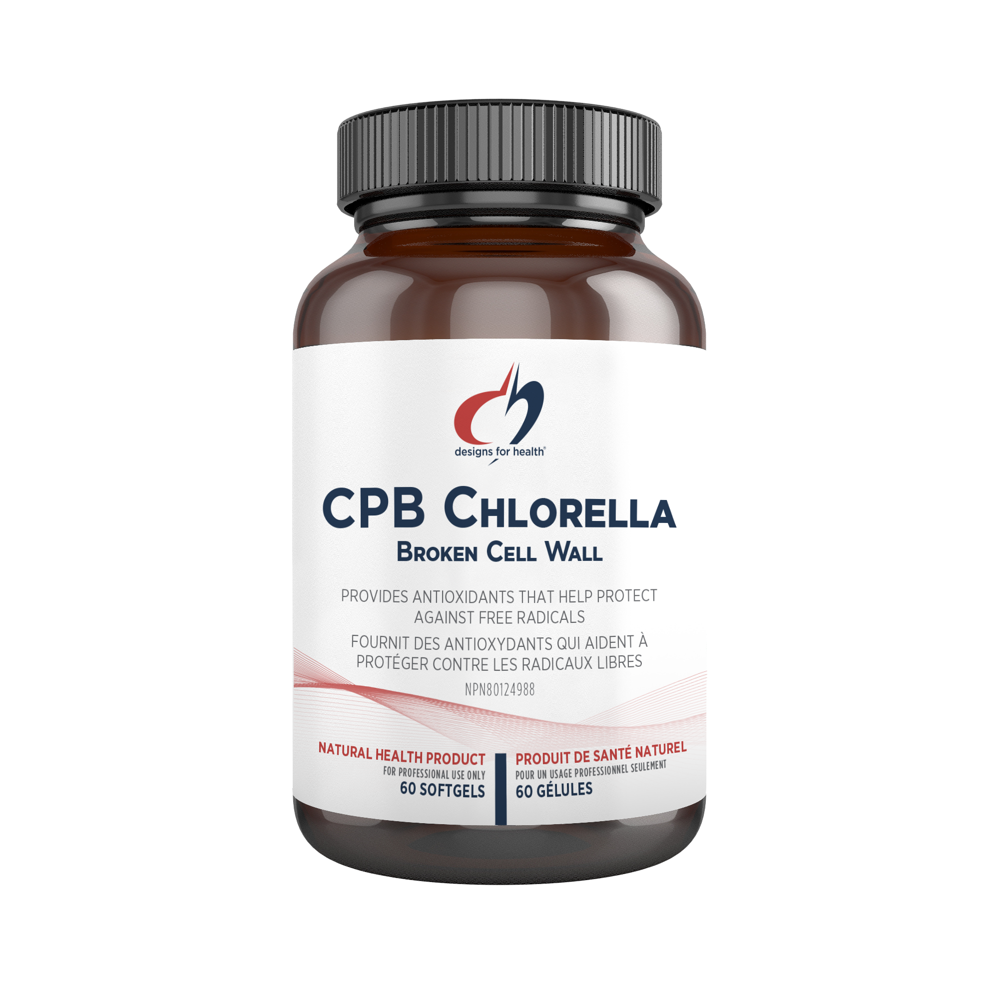 Designs for Health CPB Chlorella 60 Softgels