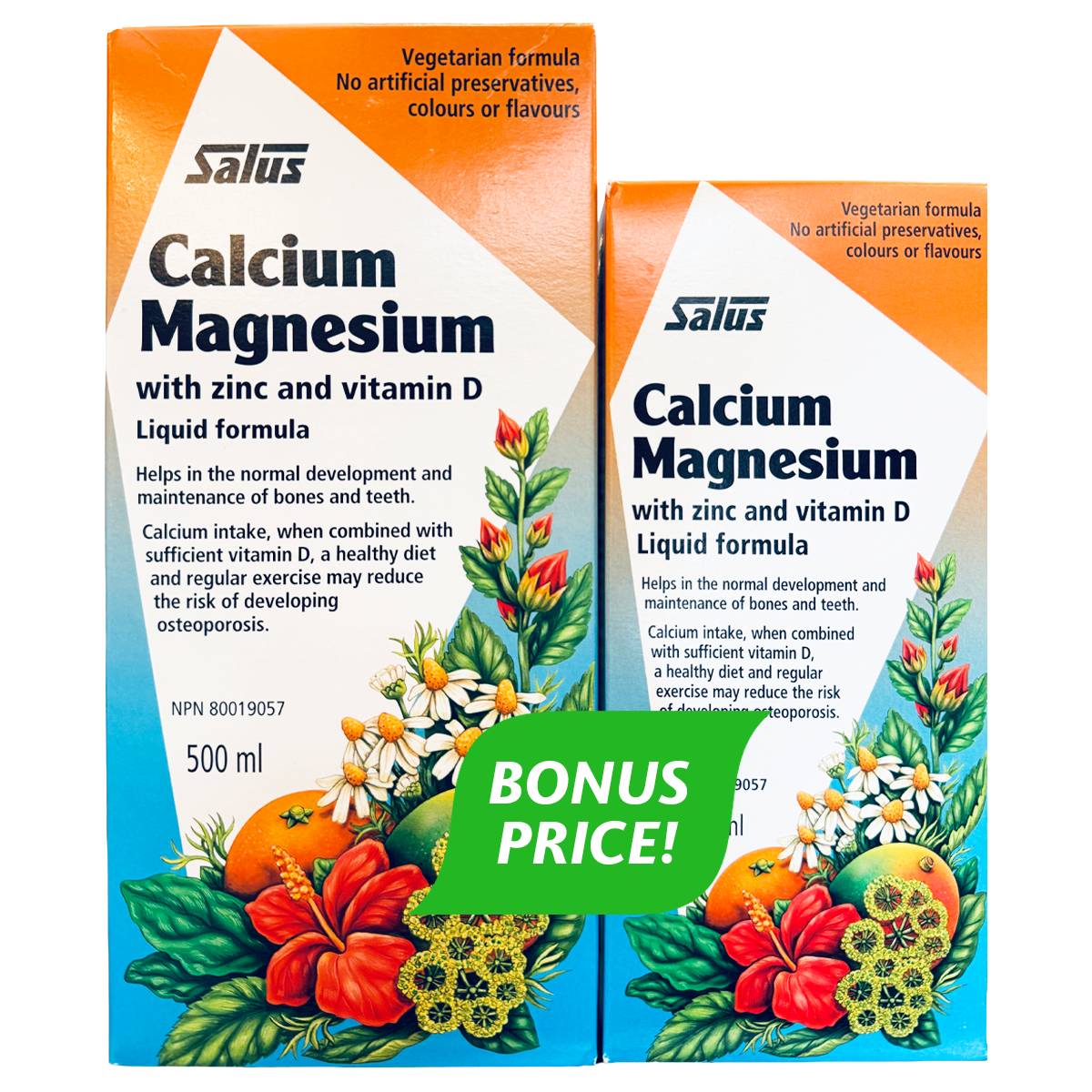 Salus Calcium Magnesium Bonus Pack 250ml +500ml