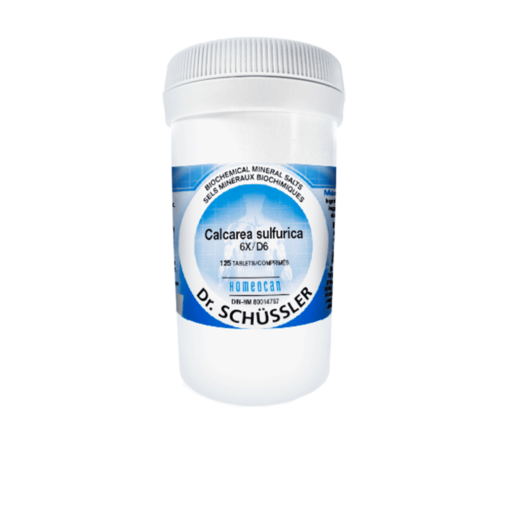 Homeocan Dr. Schussler Calcarea Sulfurica 6X 125 Tablets