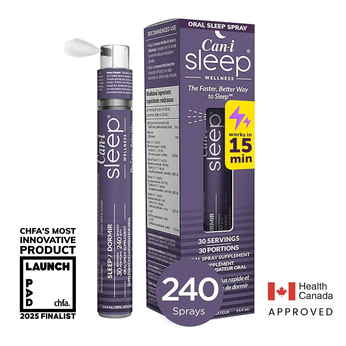 Can-i Sleep Spray 30 Servings 14.4ml (30 Servings)