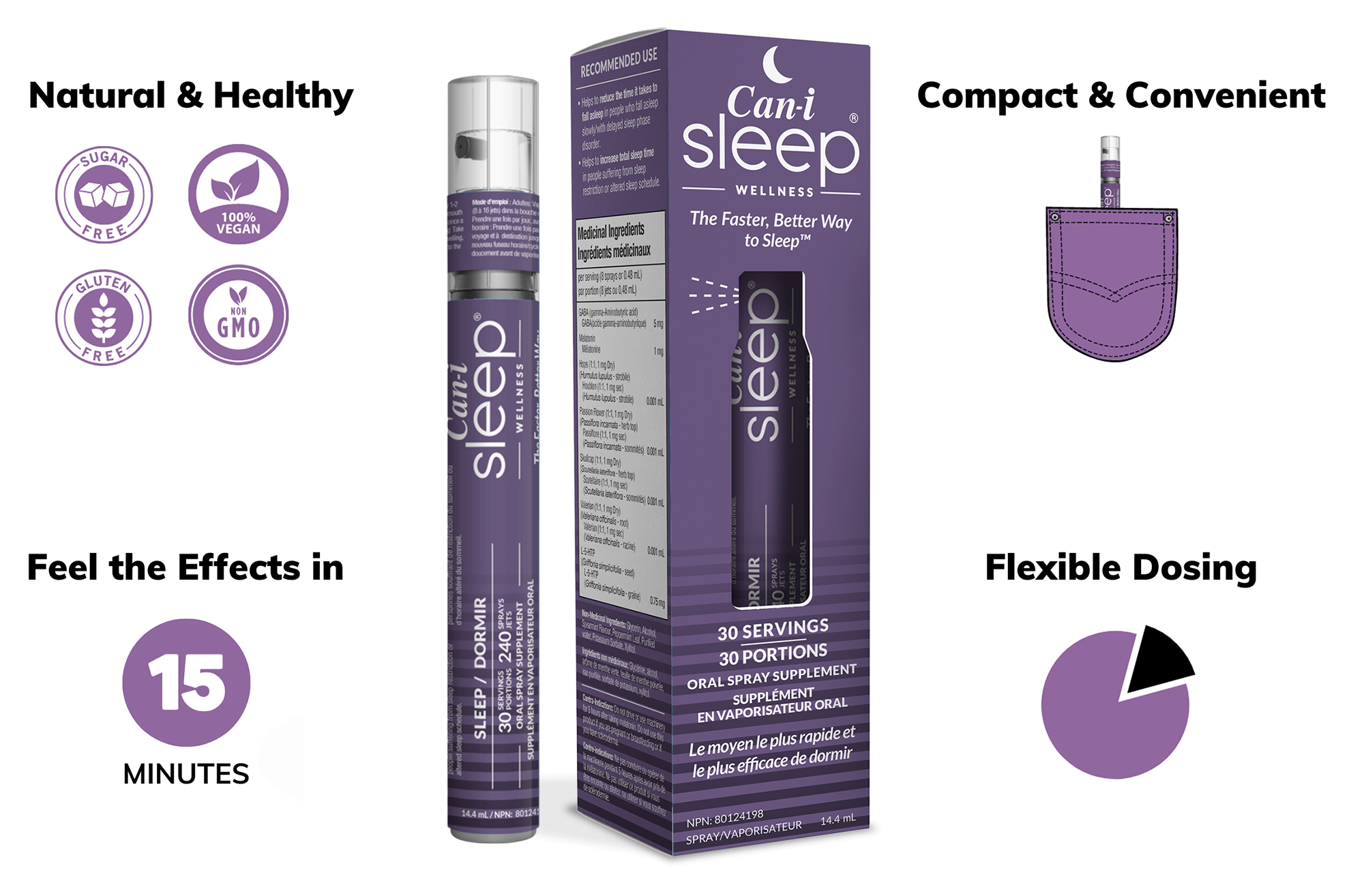 Can-i Sleep Spray 30 Servings 14.4ml (30 Servings)