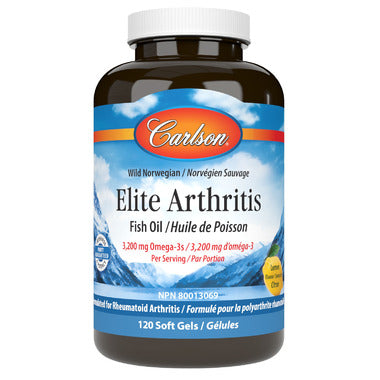 Carlson Elite Arthritis Fish Oil 120 Softgels