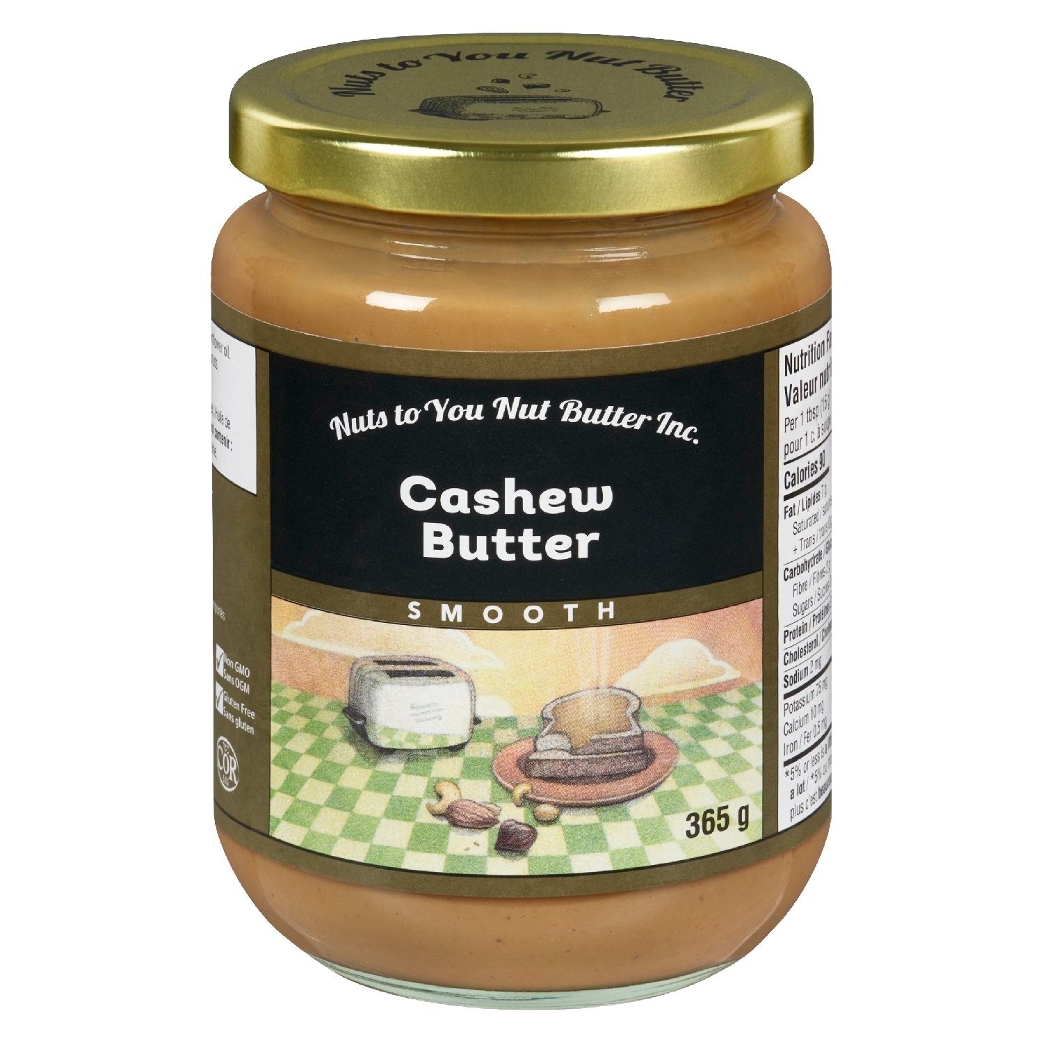 Nuts to You Cashew Butter Smooth 365g