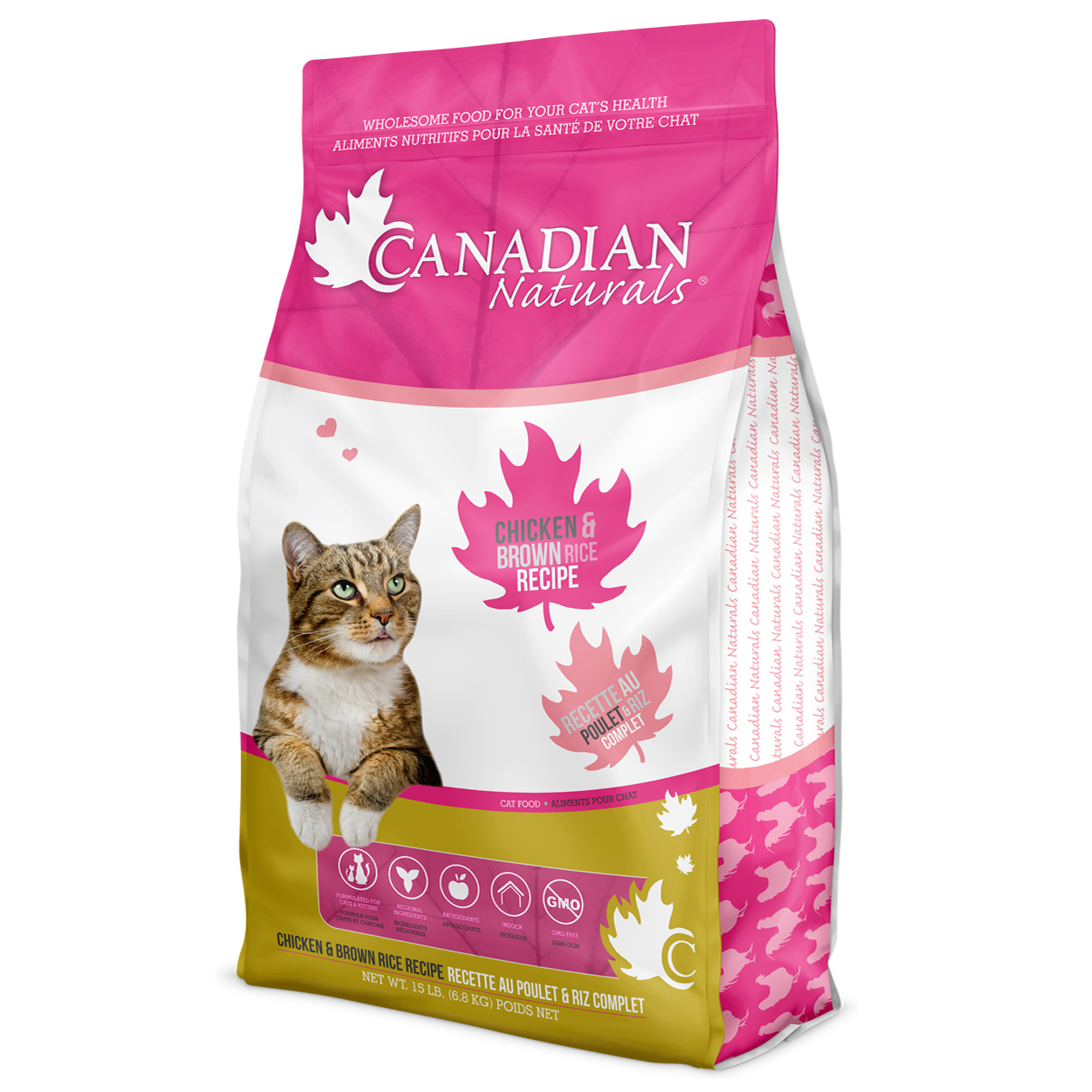 Canadian Naturals Chicken & Rice Cat Food 15lb