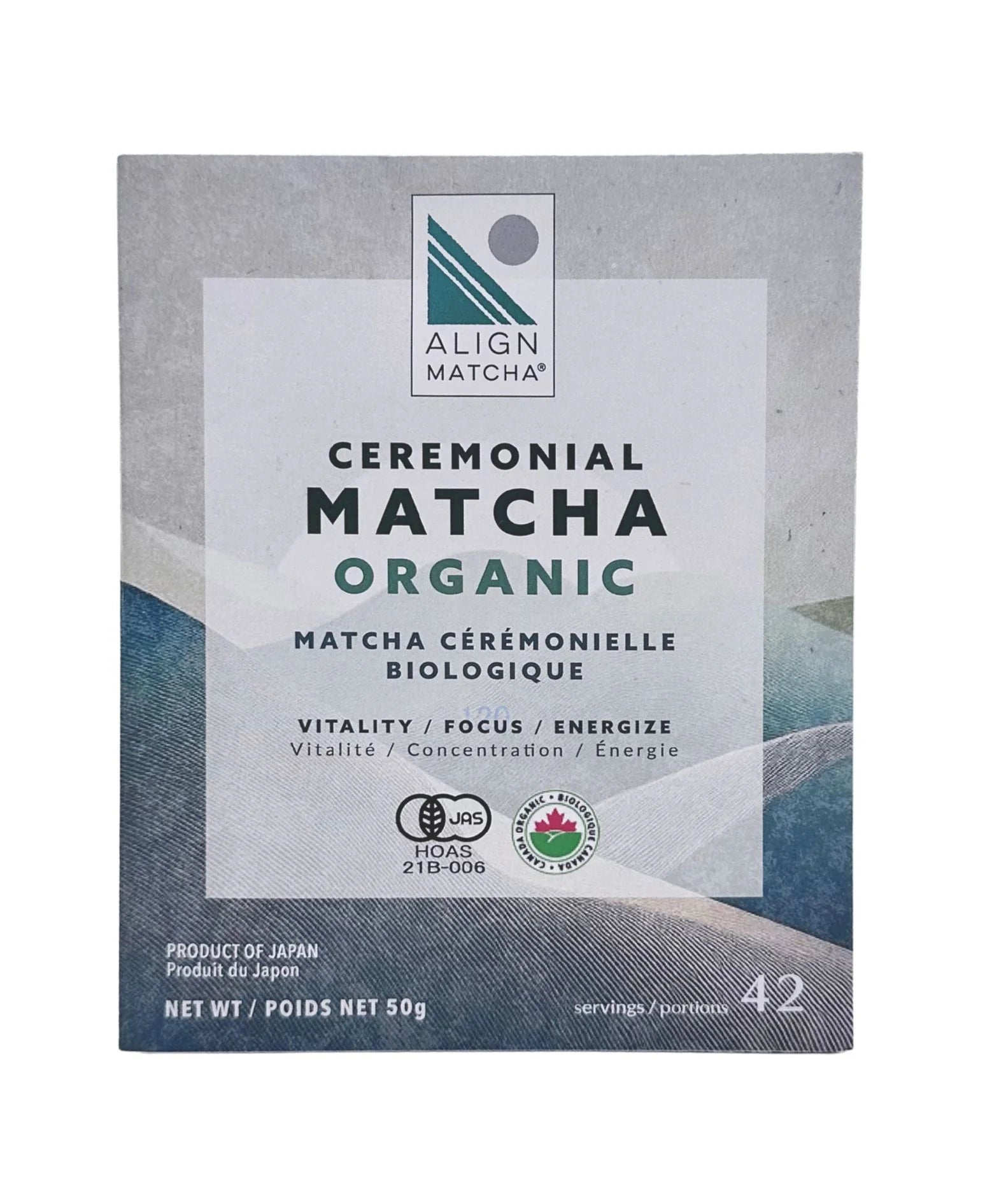 Align Matcha Organic Ceremonial Matcha 42 Servings 50g