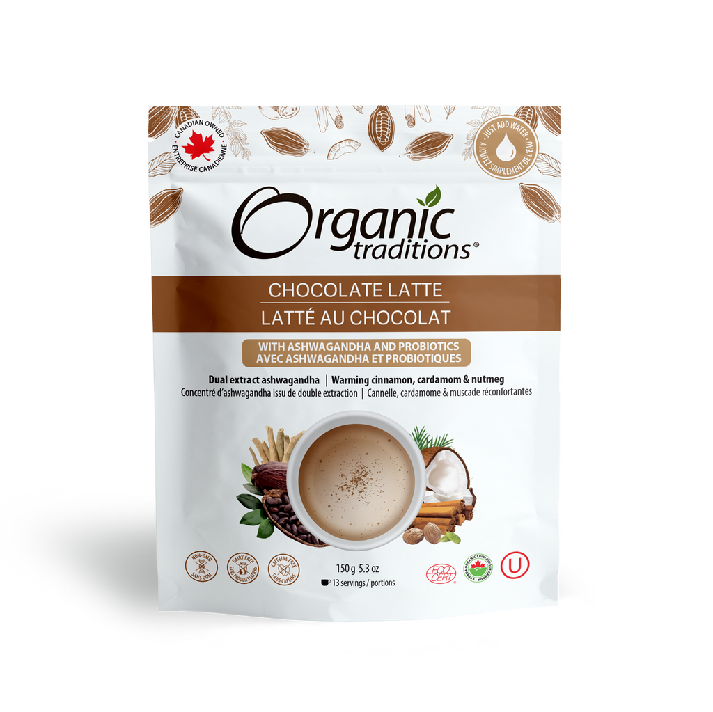 Organic Traditions Organic Chocolate Latte with Probiotics 150g