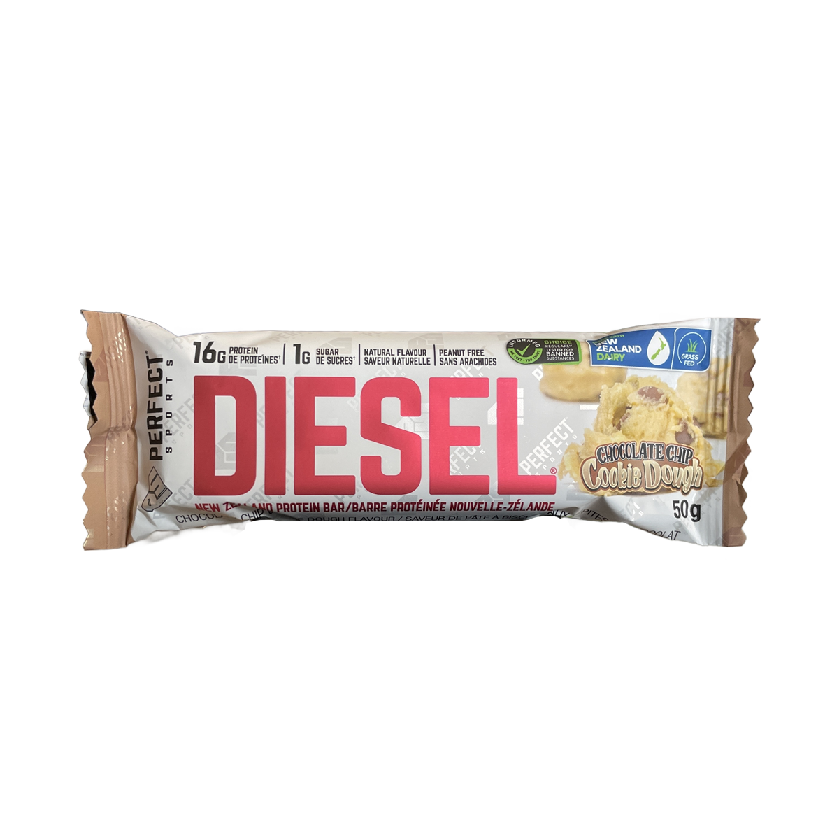 Diesel Protein Bar Chocolate Chip Cookie Dough 50g