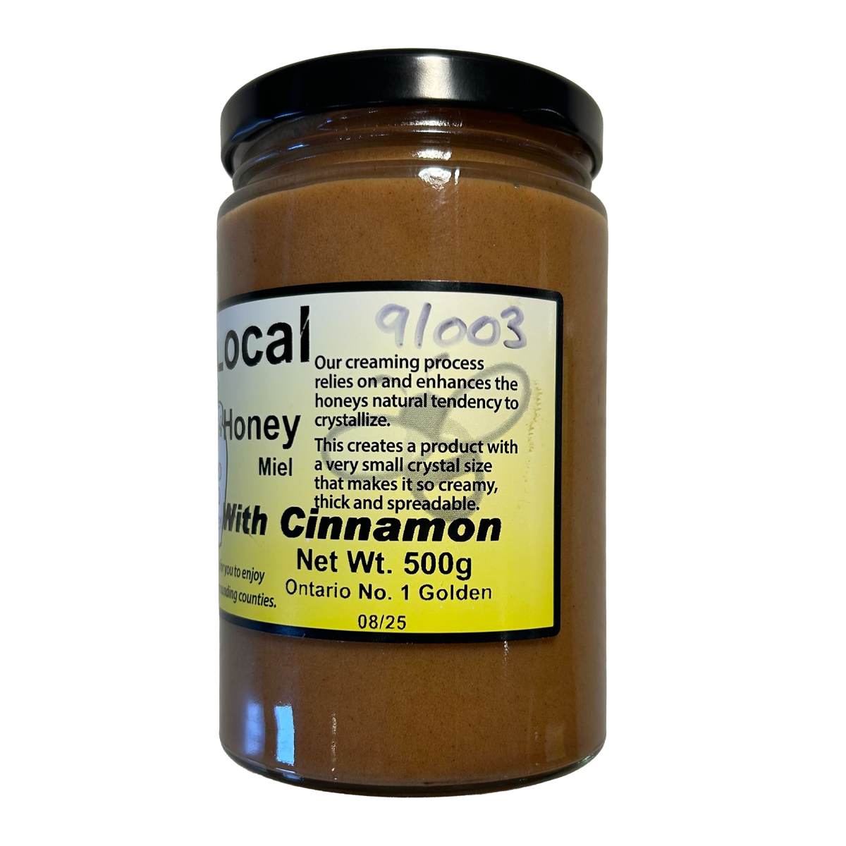 Oxford Honey Unpasteurized  Creamed Cinnamon Honey 500g