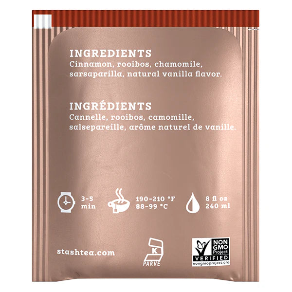 Stash Cinnamon Vanilla Chamomile Tea 18 Teabags