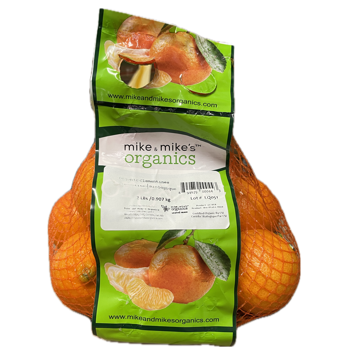 Mike & Mike's Organic Clementines 2lb Bag