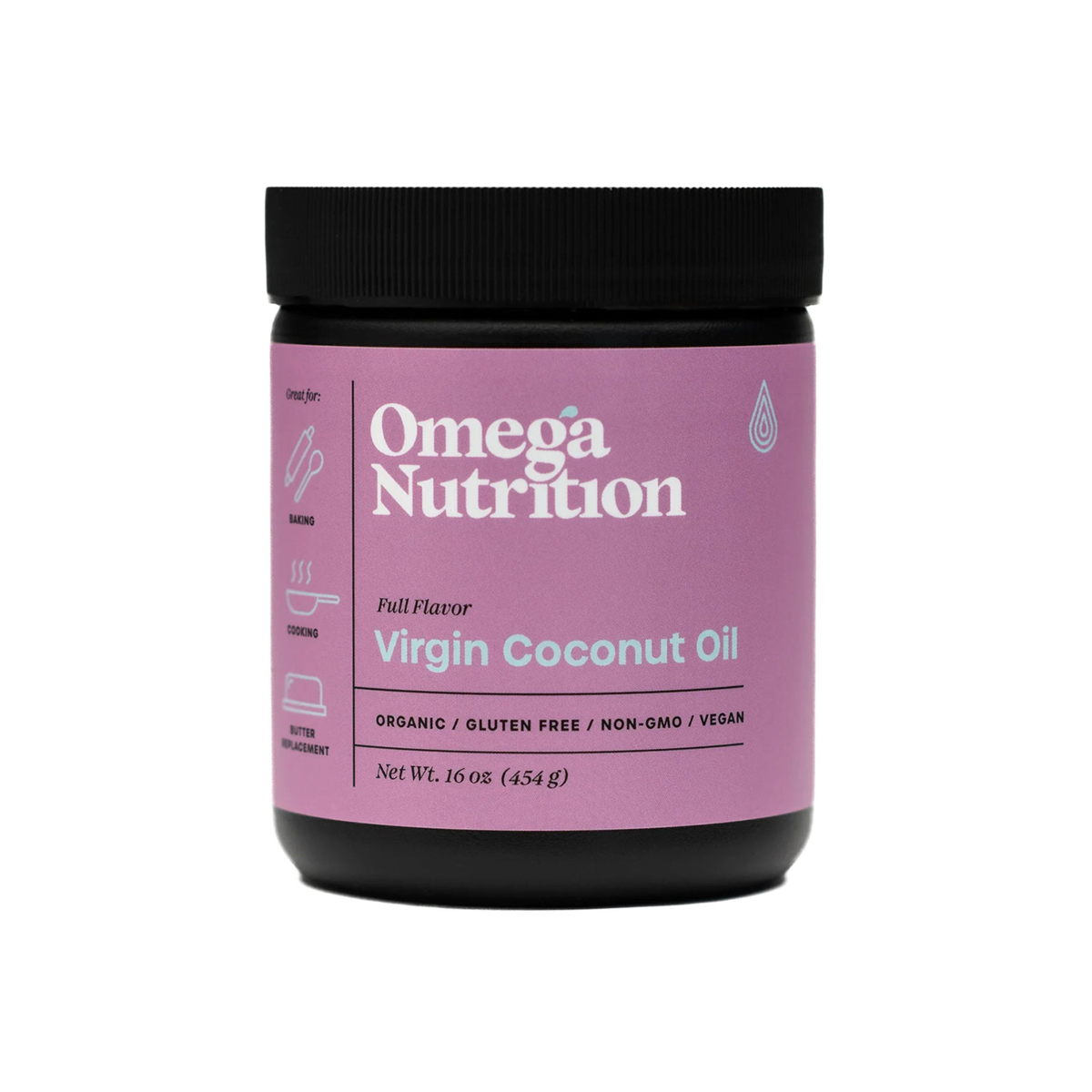 Omega Nutrition Organic Coconut Oil 454g (Discontinued)