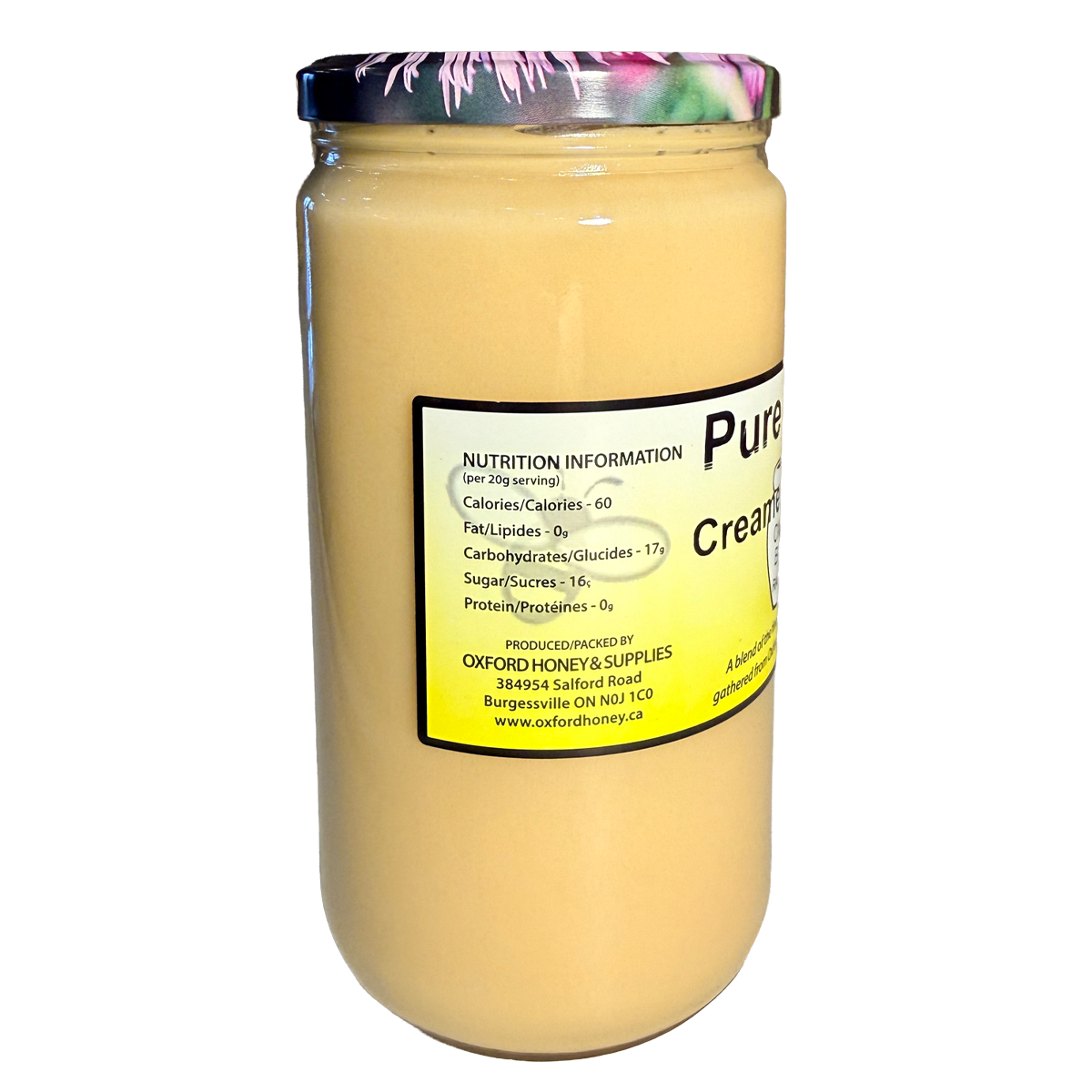 Oxford Honey Unpasteurized Creamed Honey Jar 1Kg