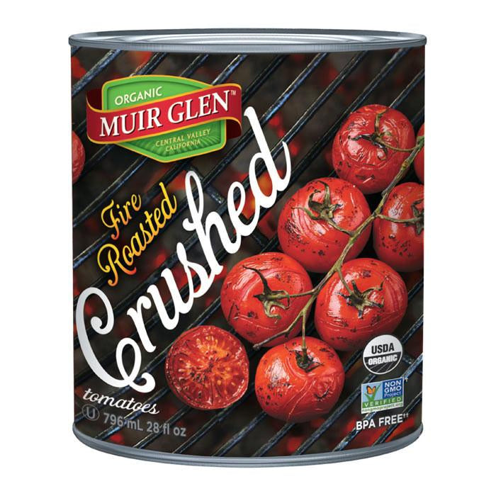 Muir Glen Organic Fire Roasted Crushed Tomatoes 796ml