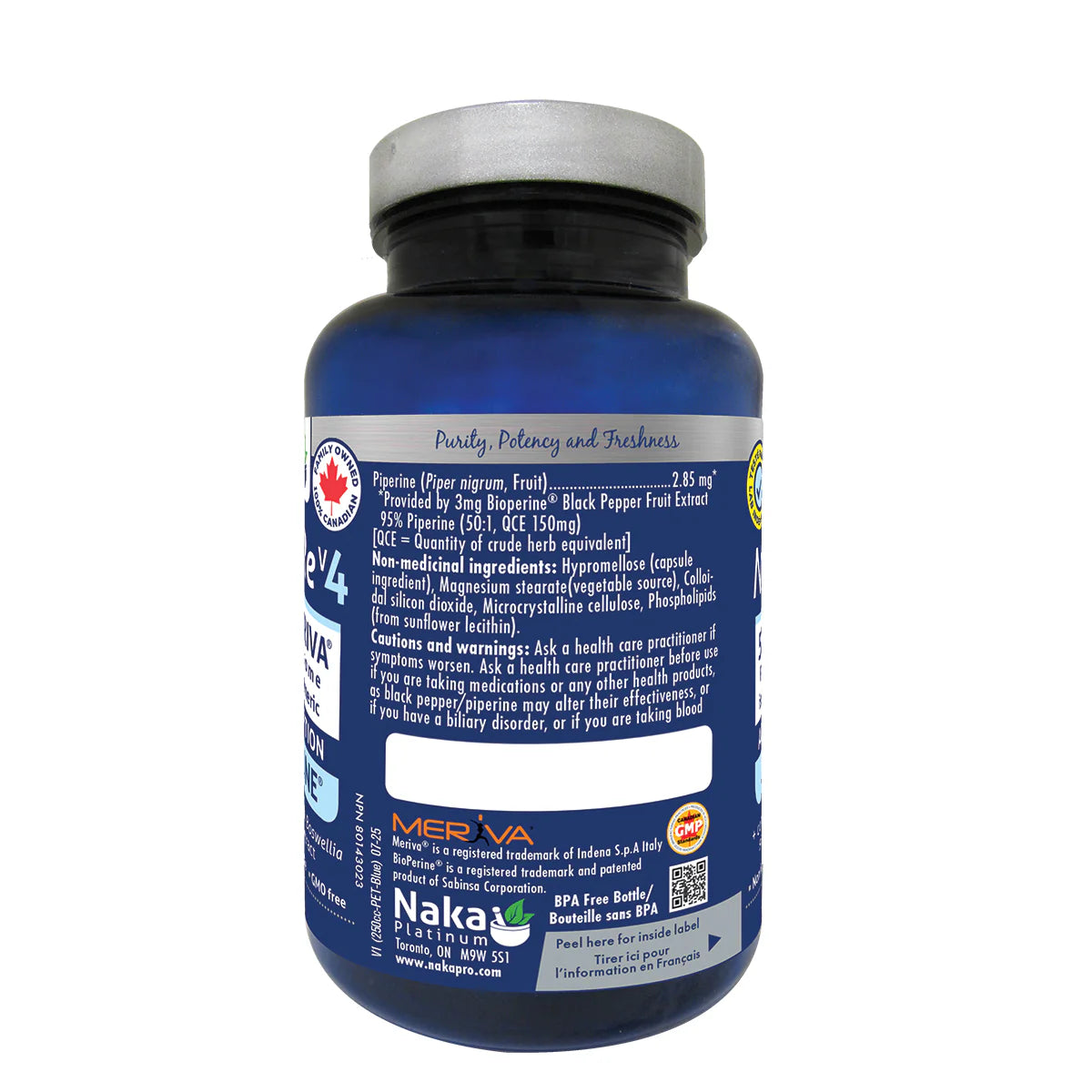 Naka Platinum Nutri CURe V4 (Meriva) 60 Vegetarian Capsules