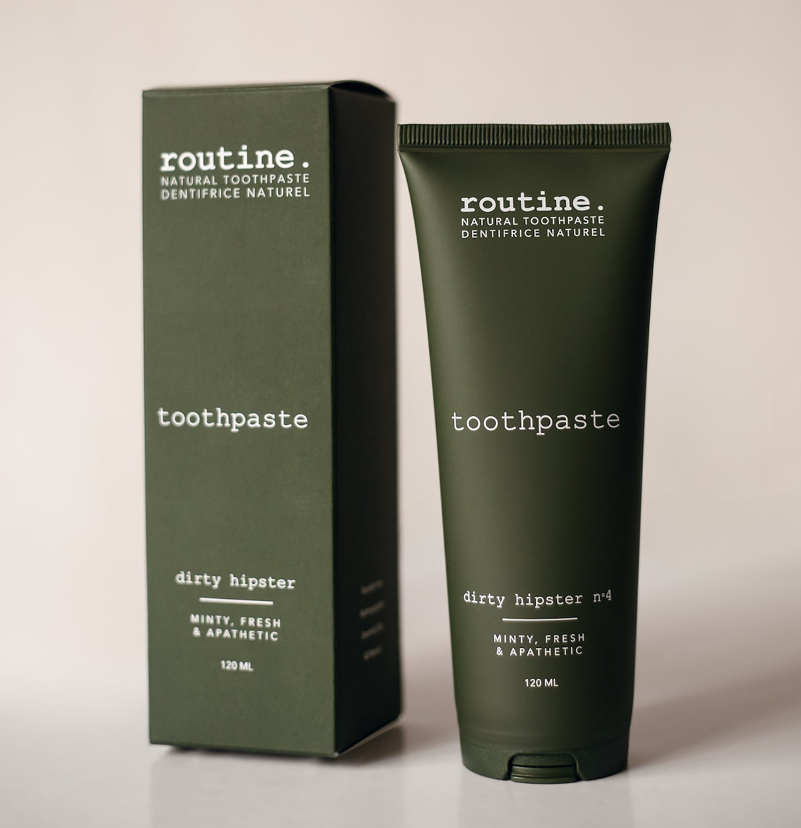 Routine Dirty Hipster Natural hydroxyapatite Toothpaste 120ml