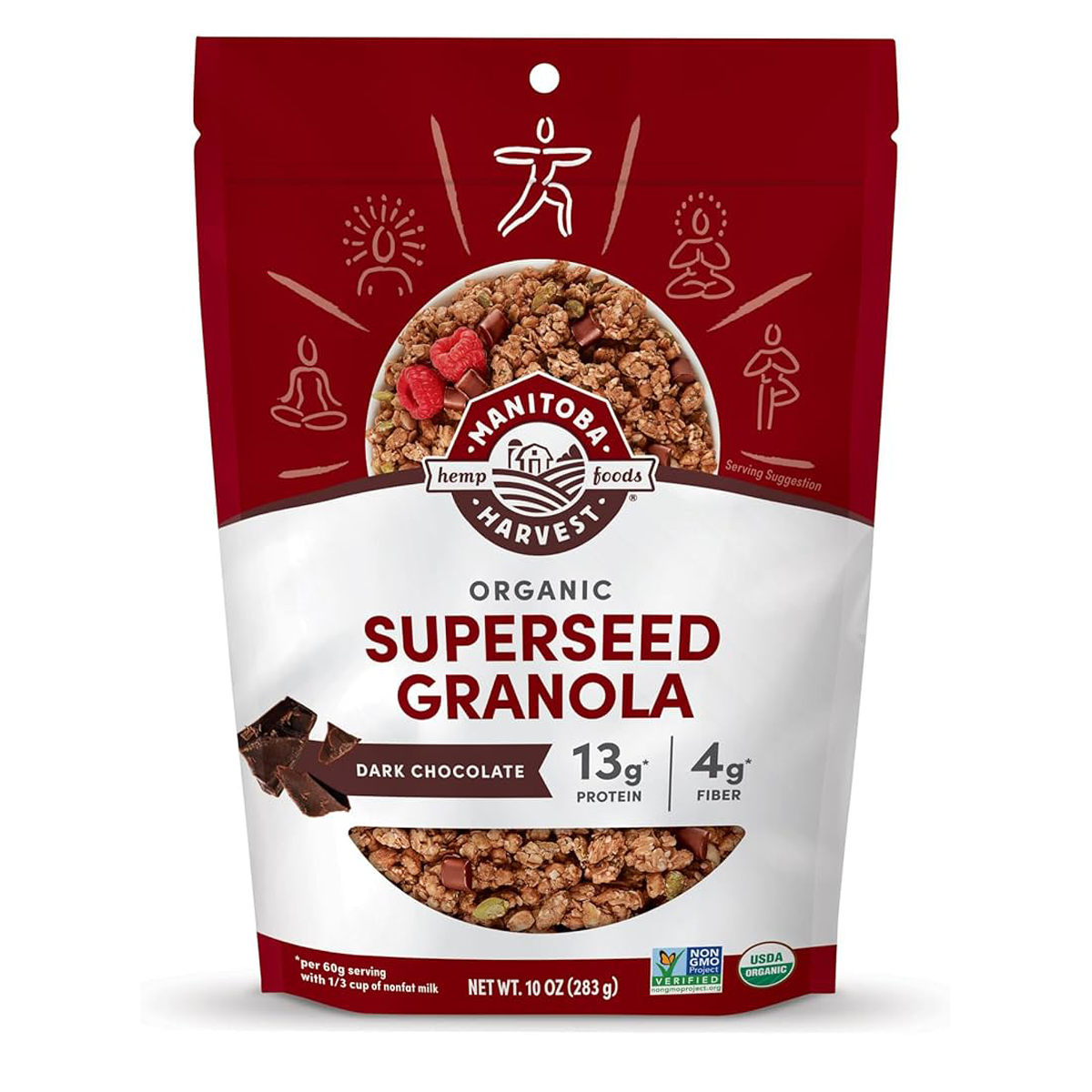 Manitoba Harvest Superseed  Granola Dark Chocolate 283g