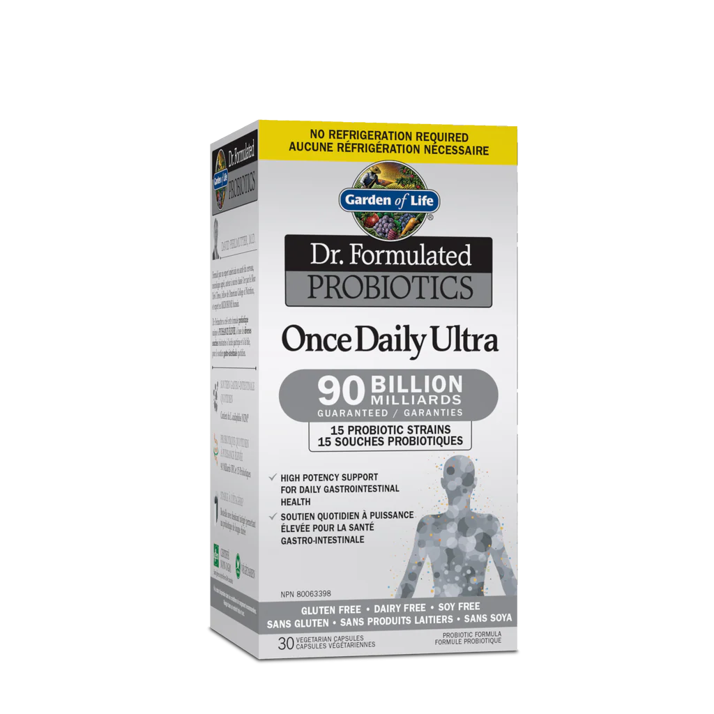 Garden of Life Dr. Formulated Probiotics Once Daily Ultra 90 Billion 30 Vegetarian Capsules
