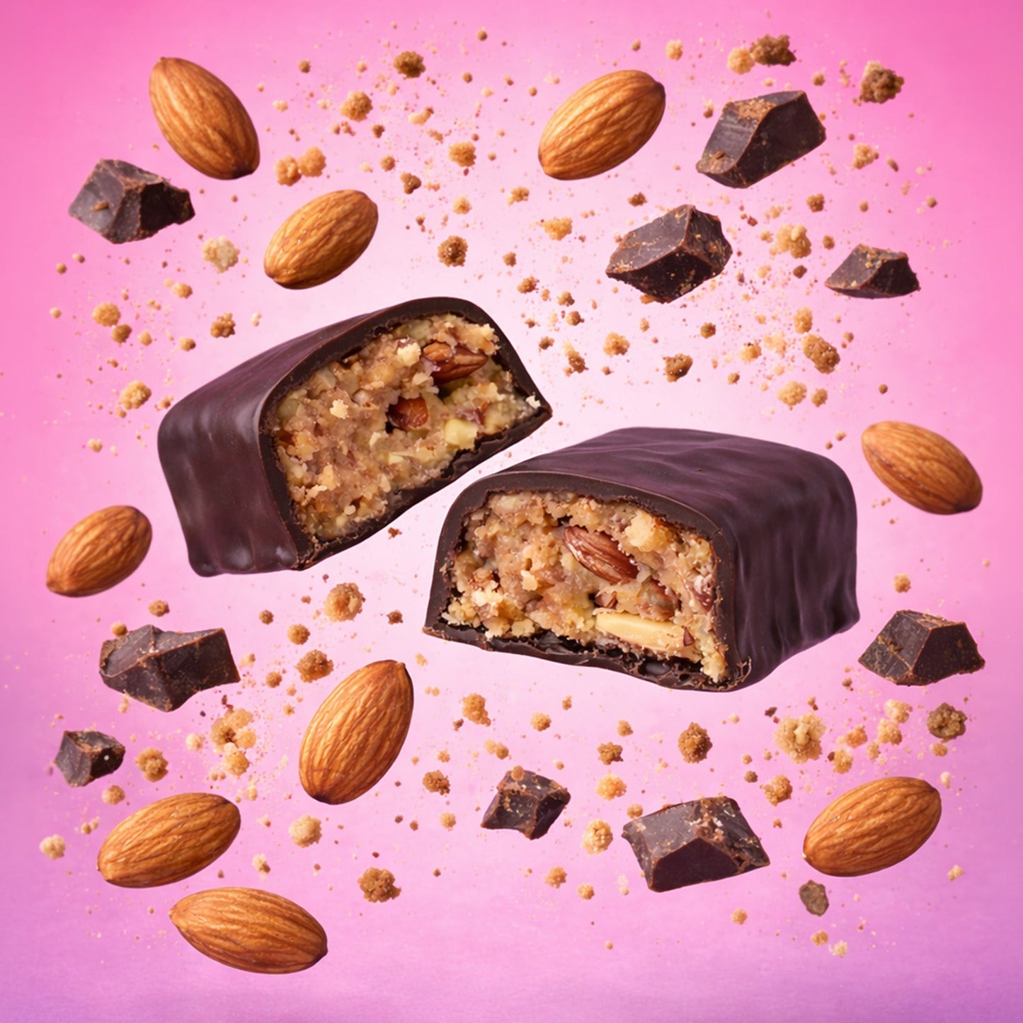 EatLove Dark Chocolate Maple Almond Bar 55g
