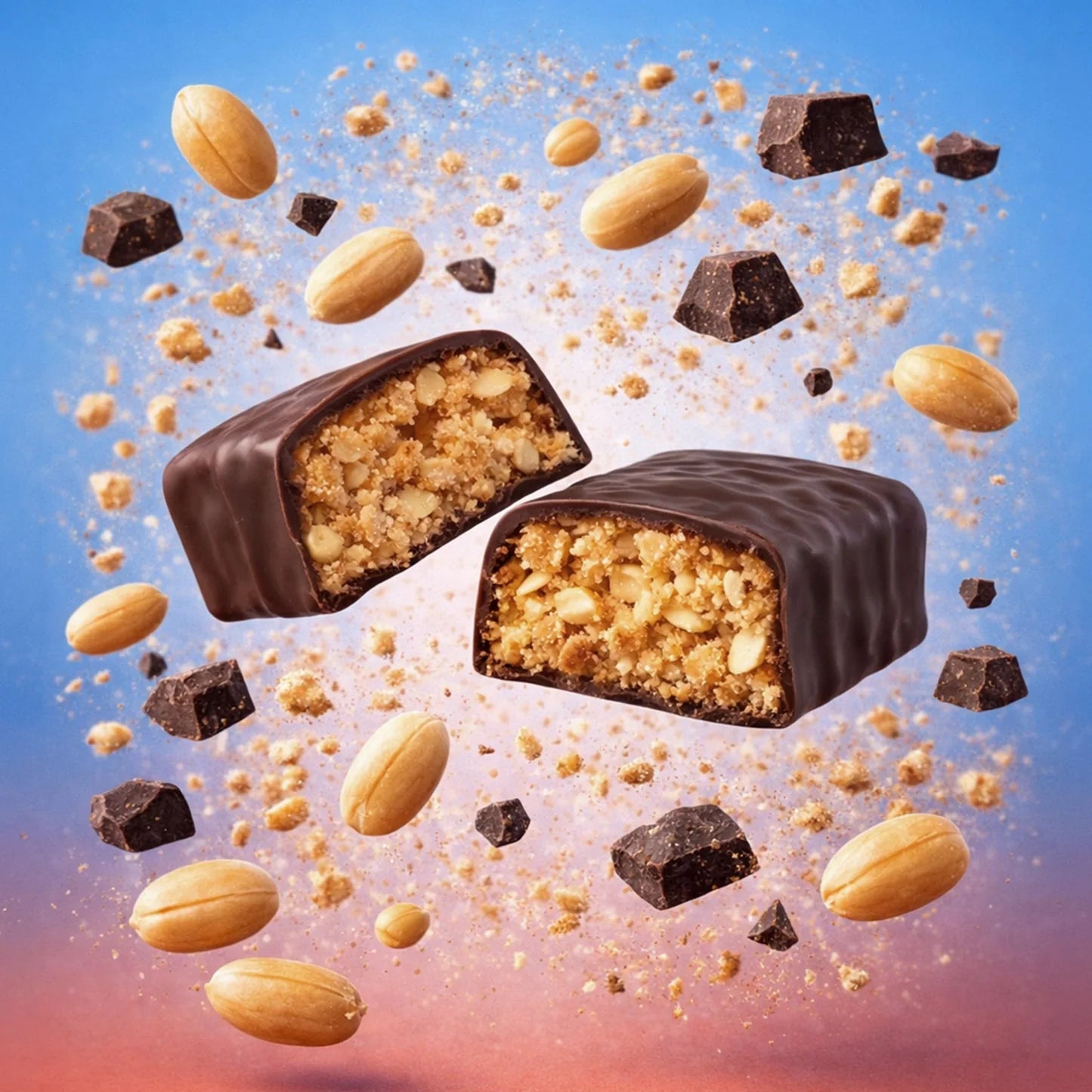EatLove Dark Chocolate Caramel Peanut Bar 55g