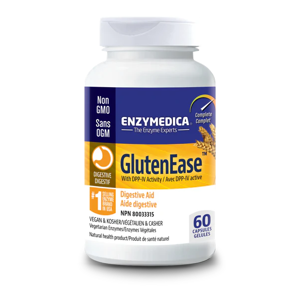 Enzymedica GlutenEase 60 Vegetarian Capsules