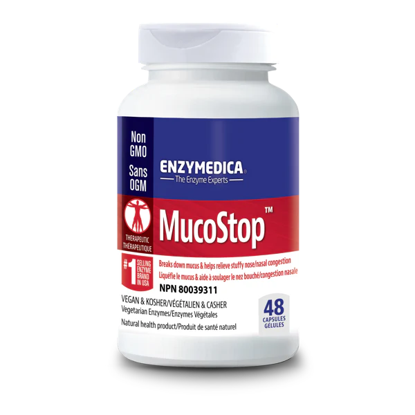 Enzymedica MucoStop 48 Vegetarian Capsules