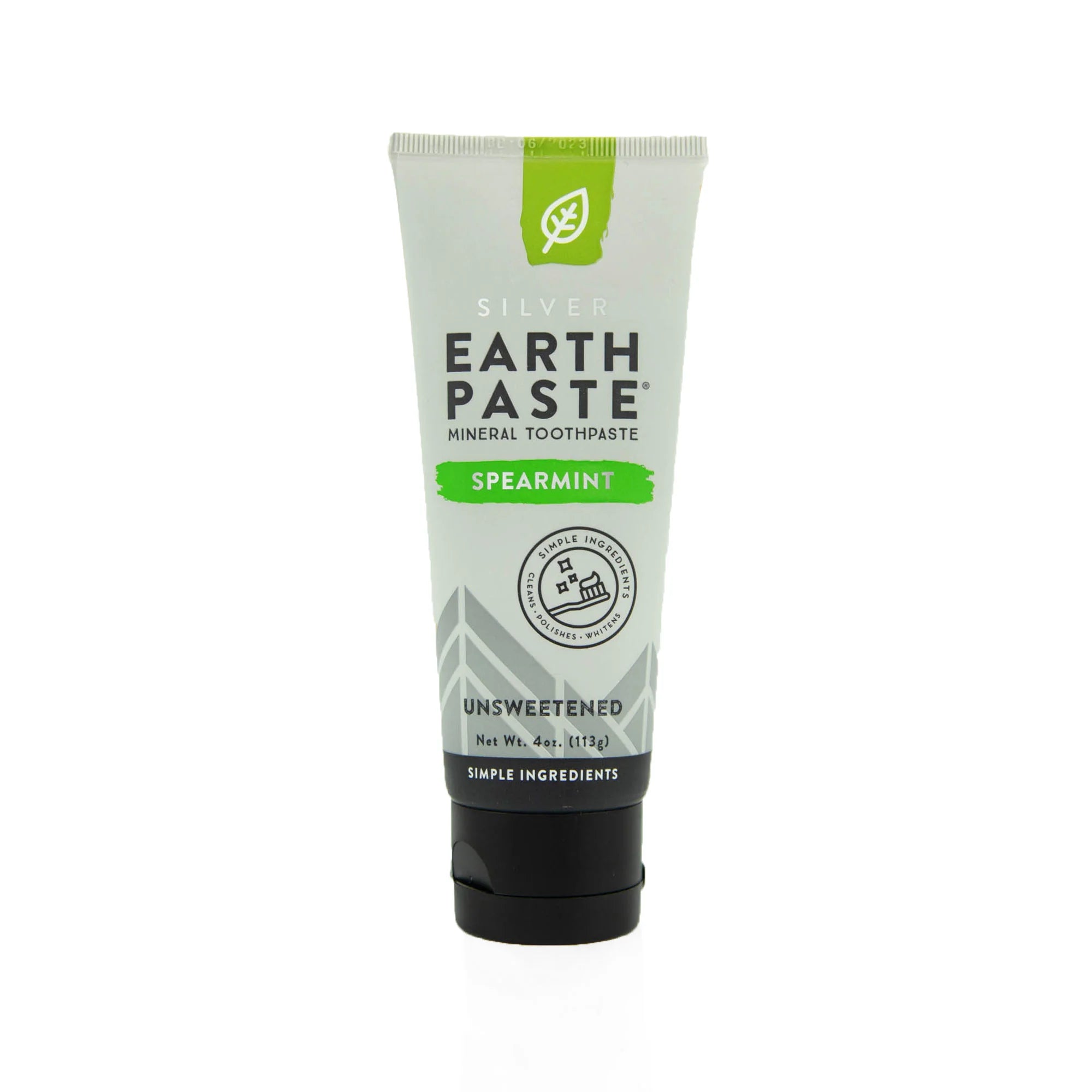 Redmond Earthpaste - Spearmint with Silver Natural Toothpaste 113g