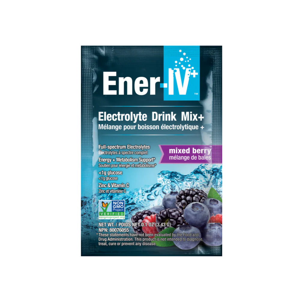 Ener-IV+ Electrolyte Drink Mixed Berry 3.43g Packet