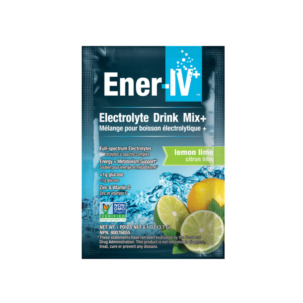 Ener-IV+ Electrolyte Drink Lemon Lime 3.7g Packet
