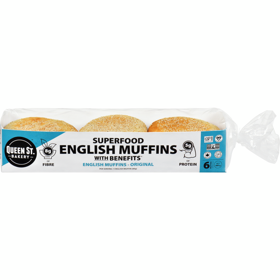 Queen St. Bakery Original English Muffins 480g