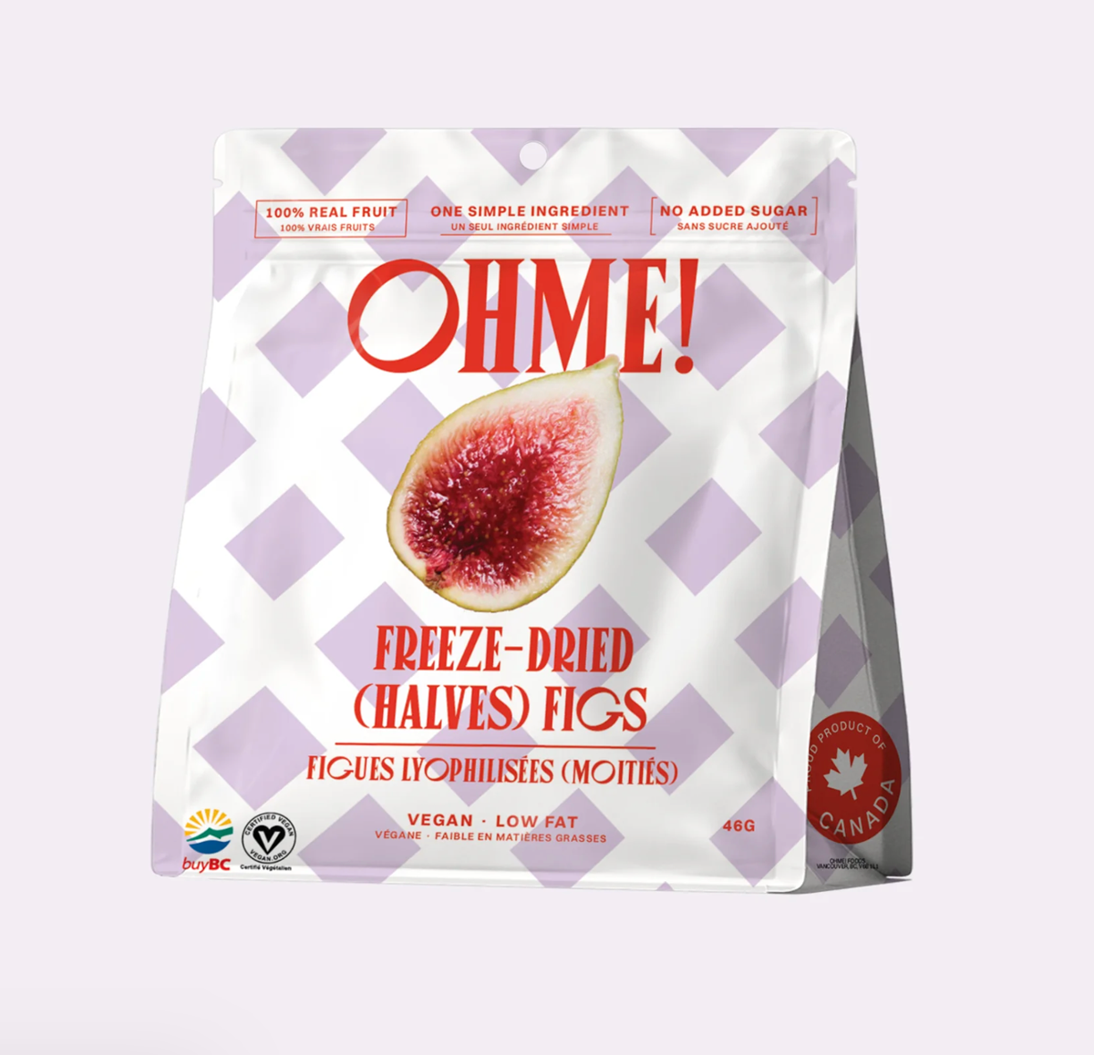 OHME Freeze Dried Fig Halves 46g