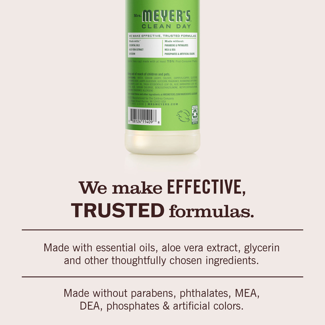 Mrs. Meyer's Fresh Cut Grass Liquid Dish Soap 473ml