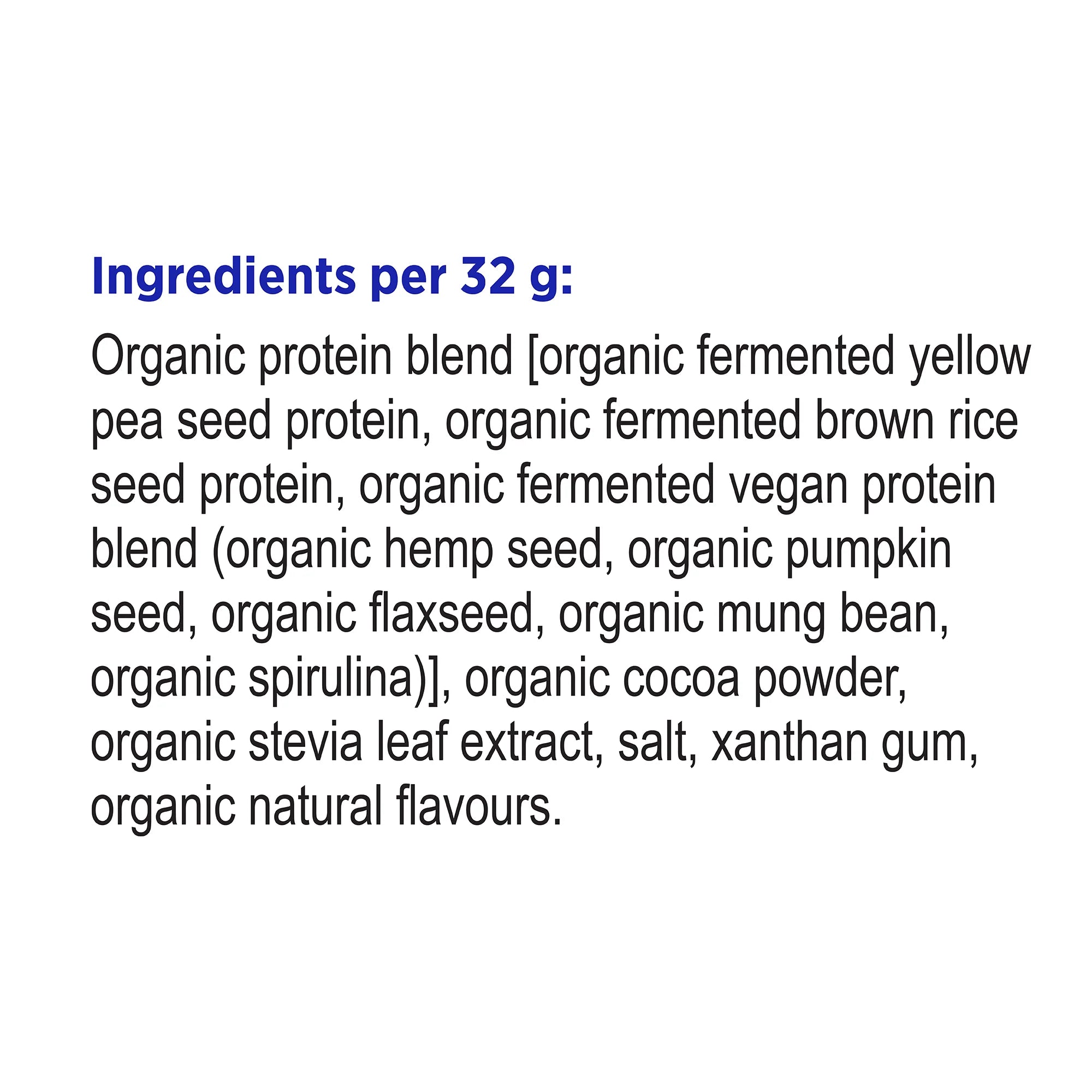 Genuine Health Organic Fermented Vegan Proteins+ Chocolate 600g
