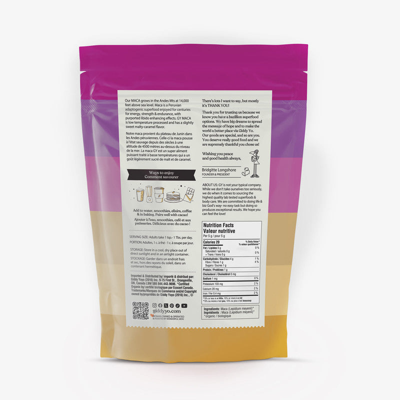 Giddy Yo Organic Maca Powder 454g