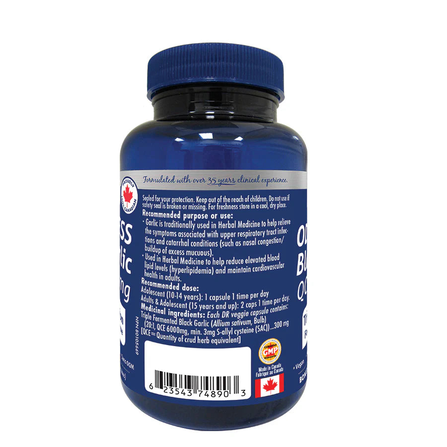 Naka Platinum Odourless Black Garlic 75 Vegetarian Caps