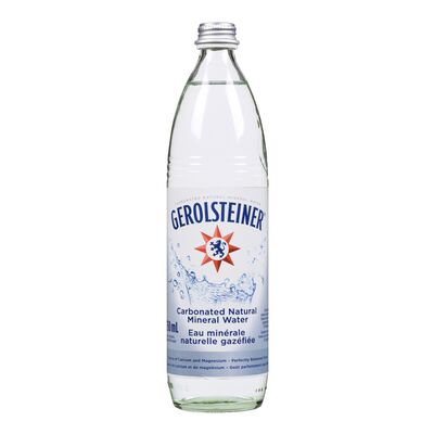 Gerolsteiner Carbonated Natural Mineral Water 750ml
