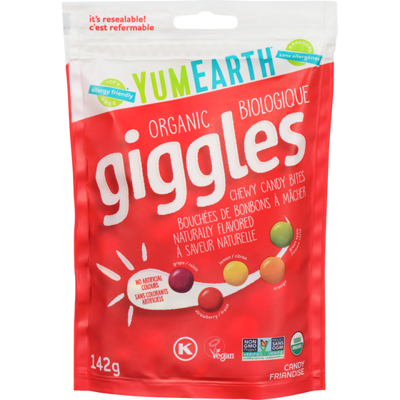Yum Earth Organic Giggles 142g