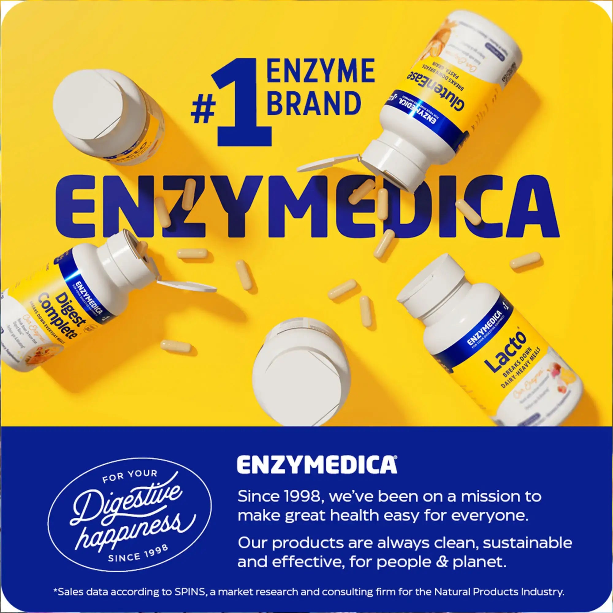 Enzymedica GlutenEase 60 Vegetarian Capsules