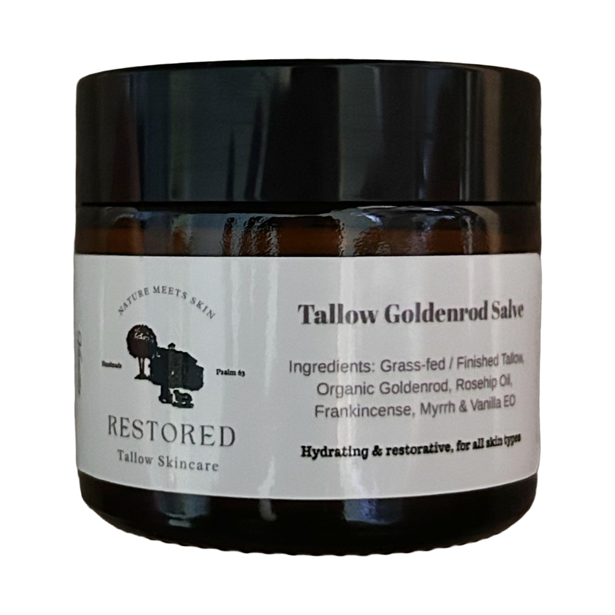 Restored Skin All Natural Goldenrod Tallow Salve 2oz