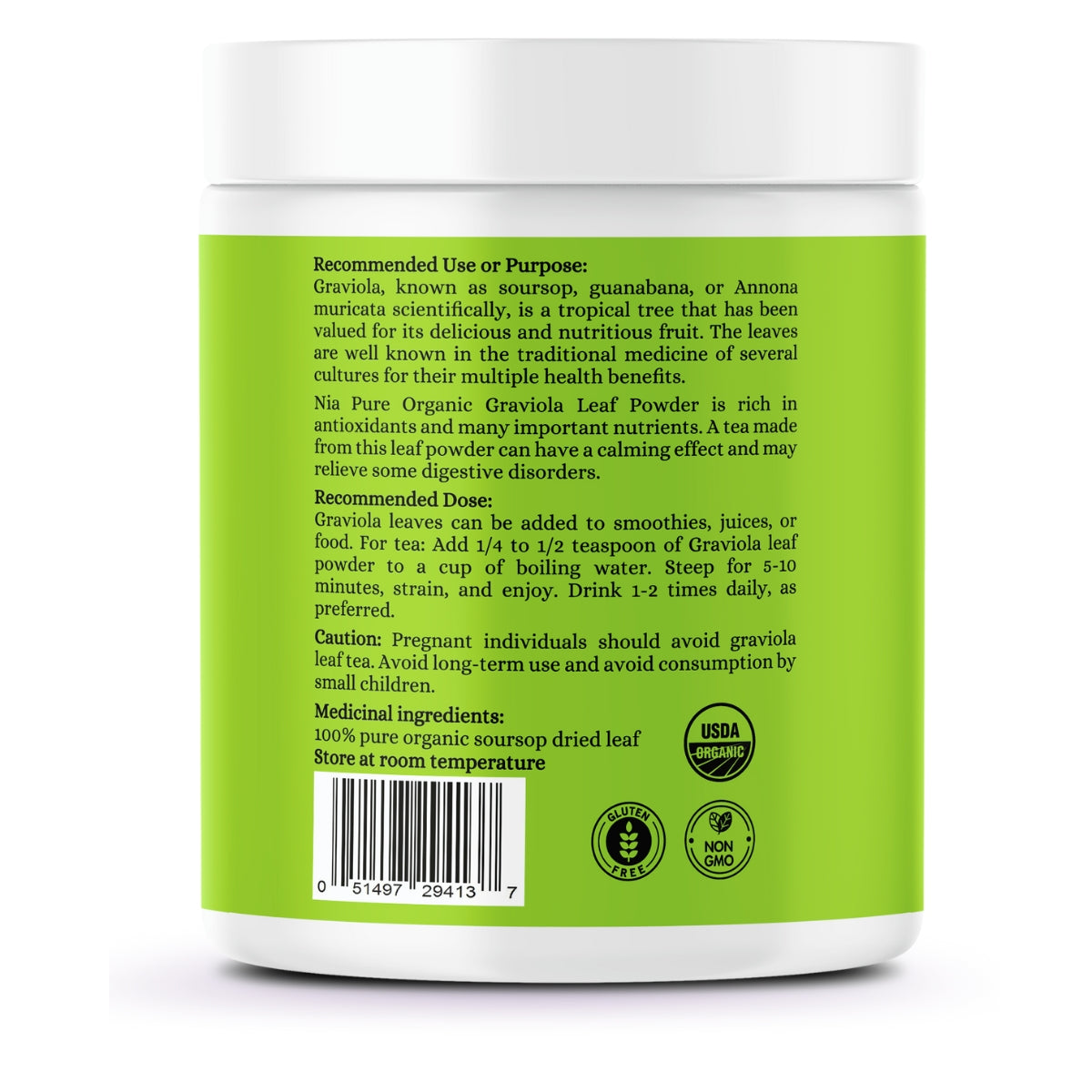 Nia Graviola Soursop Leaf Powder 100g