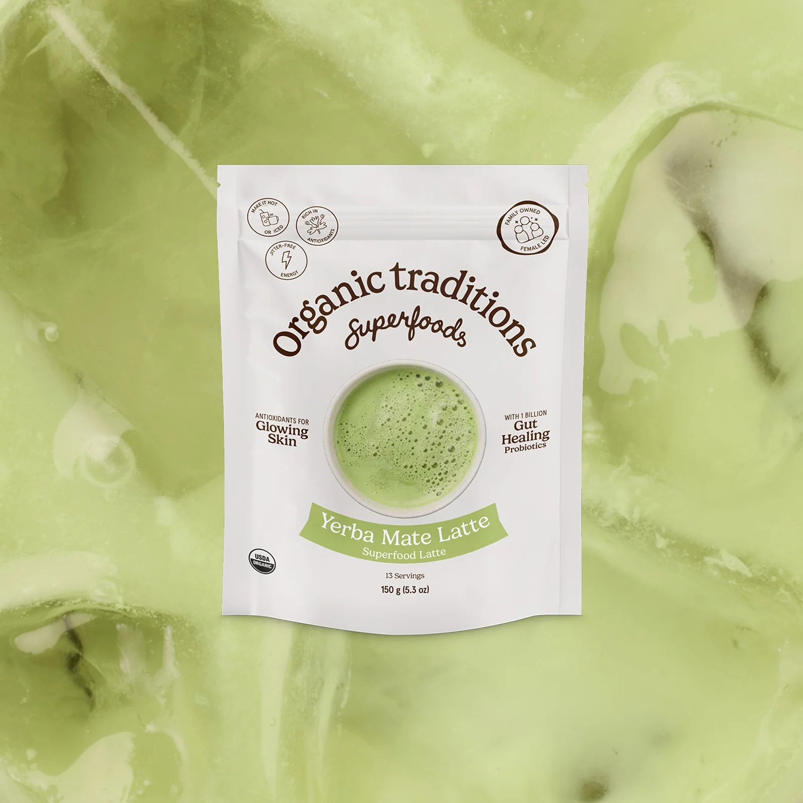 Organic Traditions Organic Yerba Matte Latte 150g