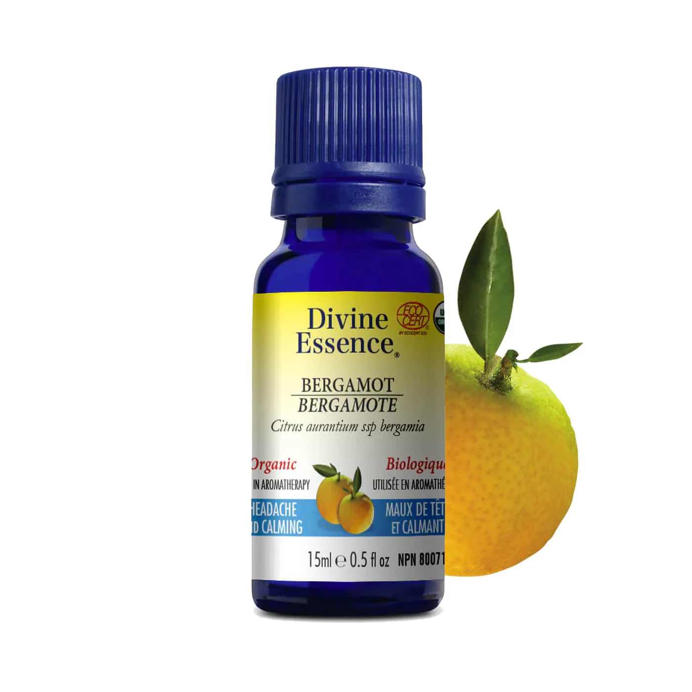 Divine Essence Organic Bergamot 15ml