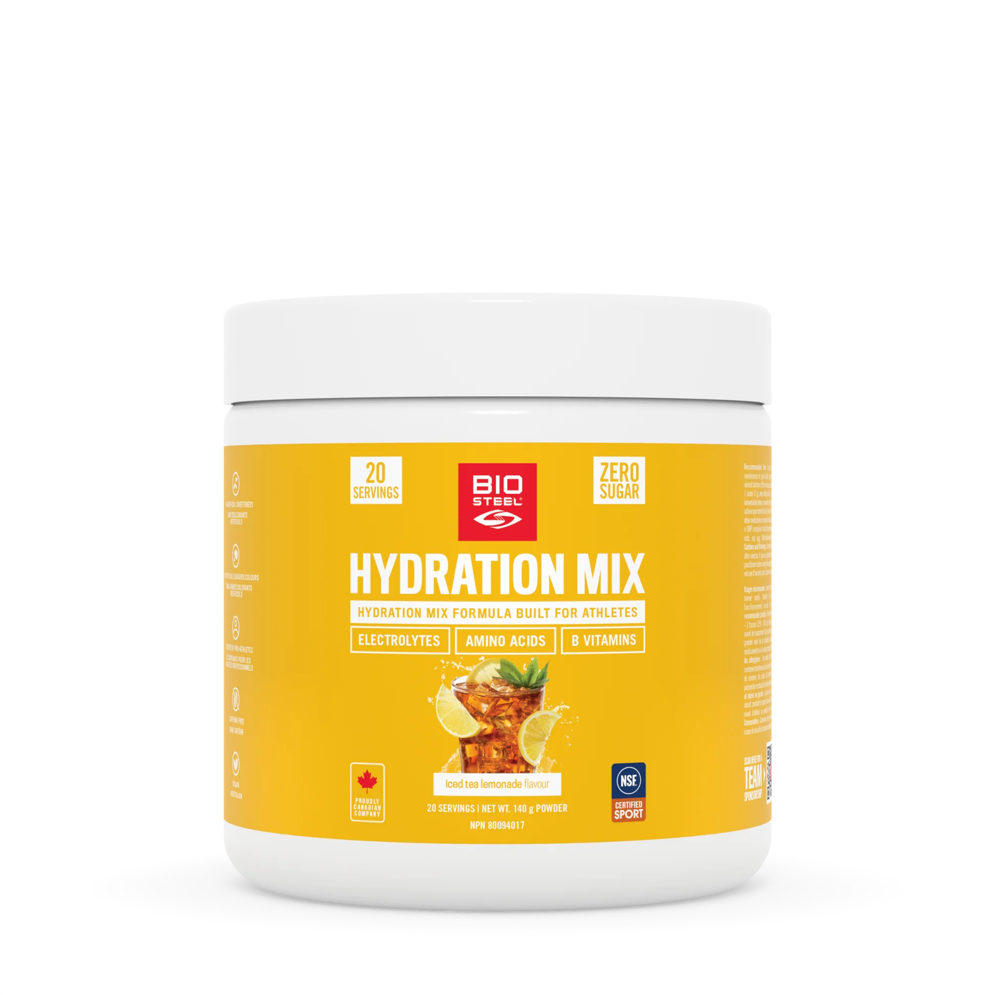 Biosteel Iced Tea Lemonade Hydration Mix 140g