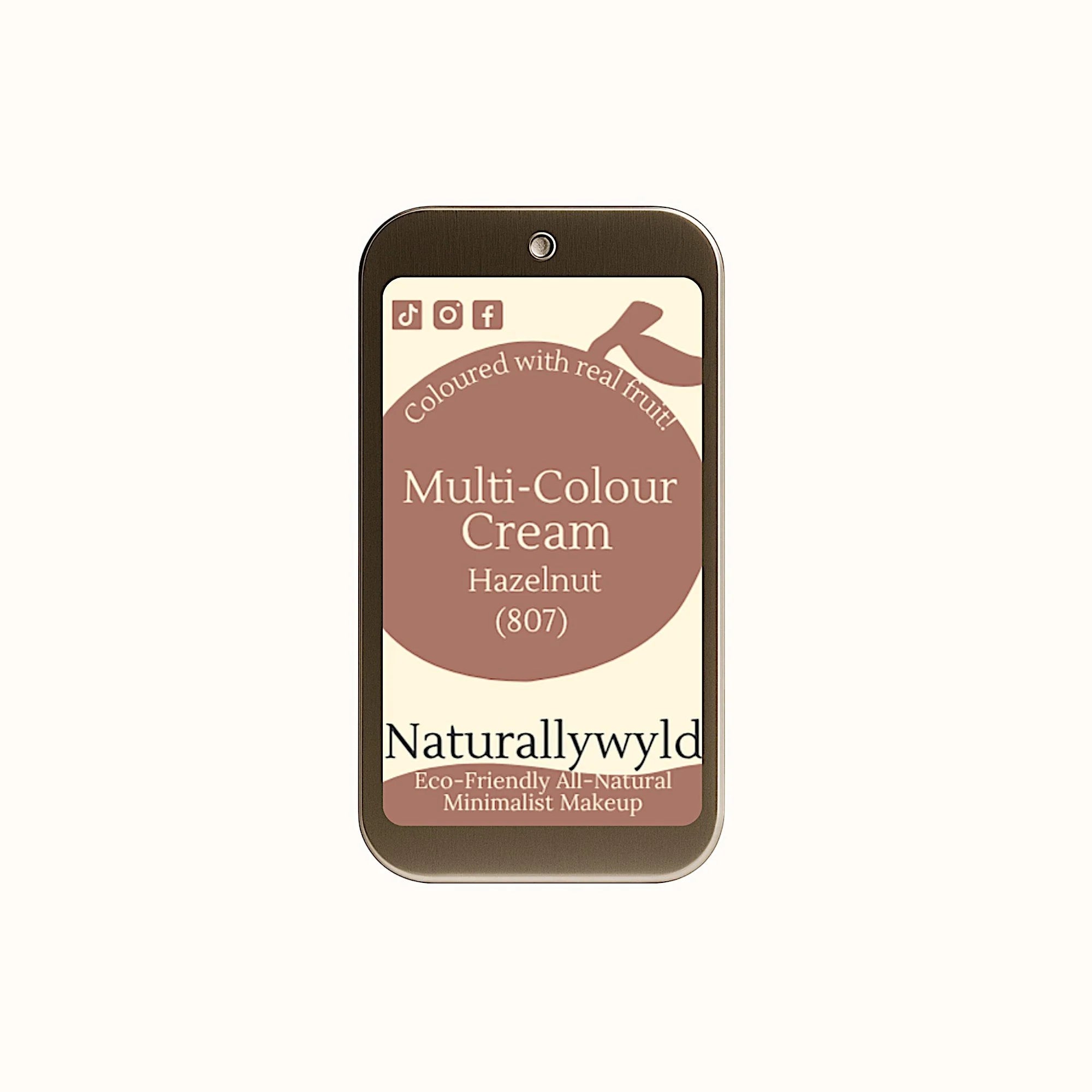 Naturally Wyld Multi-Colour Cream Hazelnut 7g