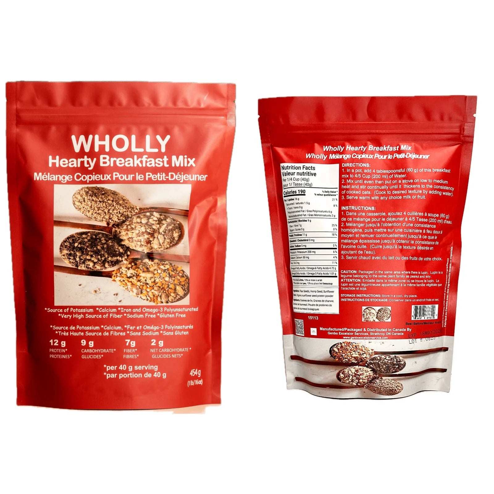 Wholly Hearty Breakfast Mix 454g